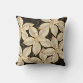 Coussin Arrière - plan linéaire doré et élégant (Recto)