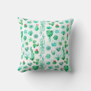 Coussin Arrière - plan motif transparent Watercolor avec s