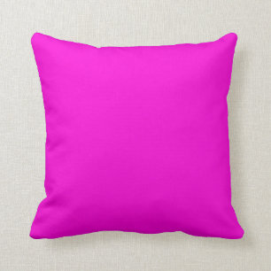 Coussin Arrière - plan rose chaud solide