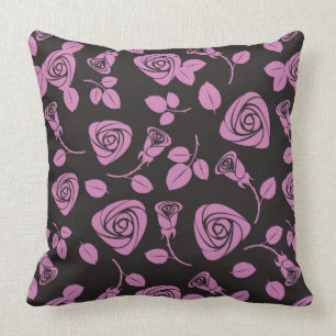 Coussin Arrière - plan rose floral