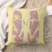 Coussin Arrière - plan rose jaune (Couverture)