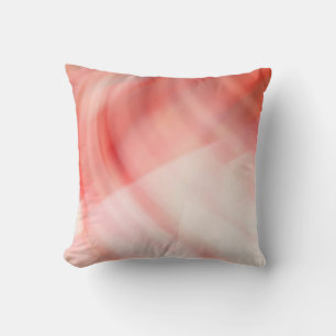 Coussin arrière - plan rouge et rose abstrait avec anneaux