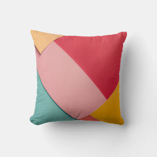 Coussin Arrière - plan triangles colorés