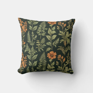 Coussin Arrière - plan vintage Floral