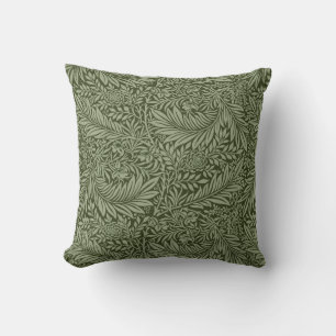Coussin Arrière - plan Vintage Floral Feuille vert
