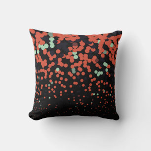 Coussin Arrière - plan vintage géométrique et coloré. ha A