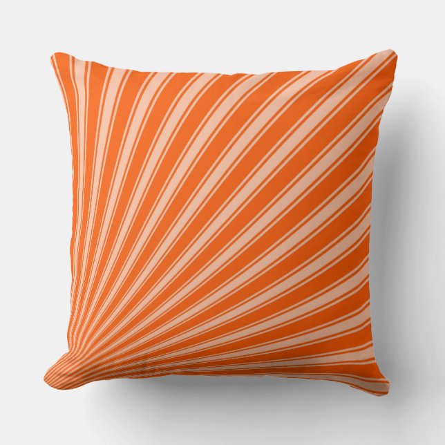 Coussin Arrière - plan Willpower orange Funky Sun Rays (Recto)