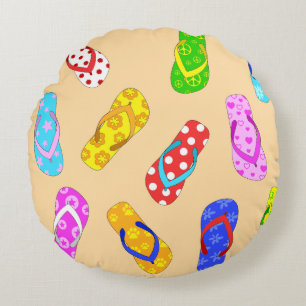 Coussin arrondi de Motif de rotation de l'inclinai