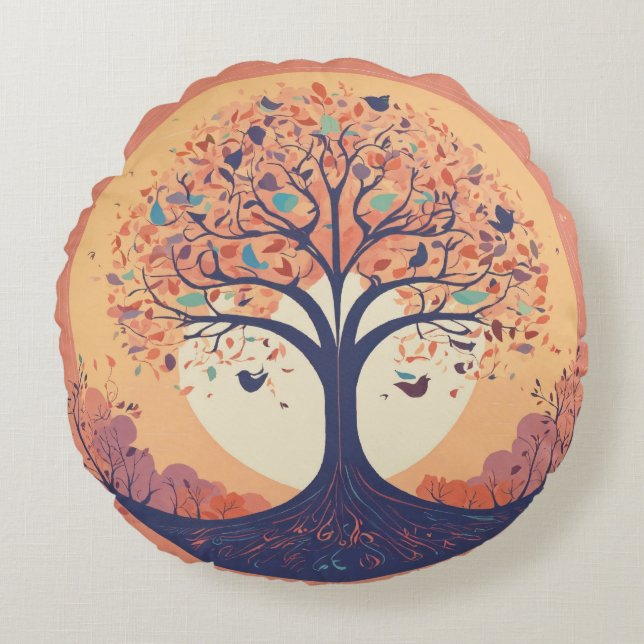 Coussin arrondi des deux côtés impression unique d (Devant)