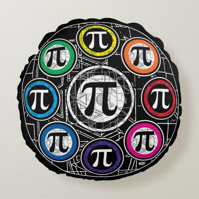 Coussin arrondi du symbole Pi Ultimate (Devant)