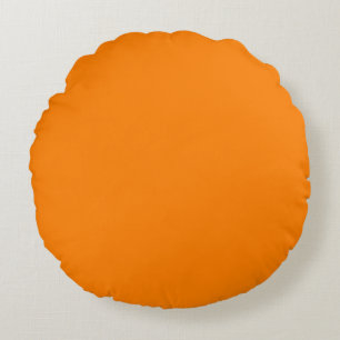 Coussin arrondi orange