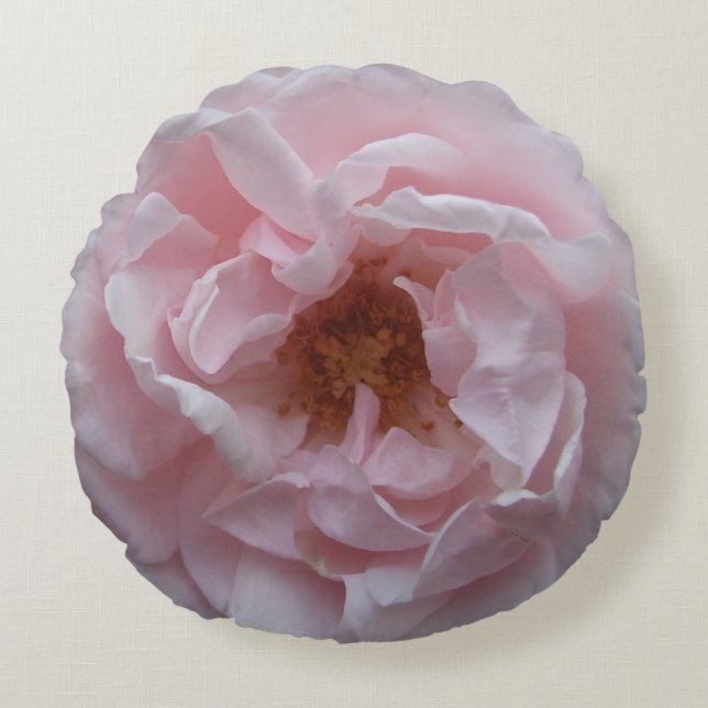 Coussin - Arrondi - Rose rose rose pâle (Devant)