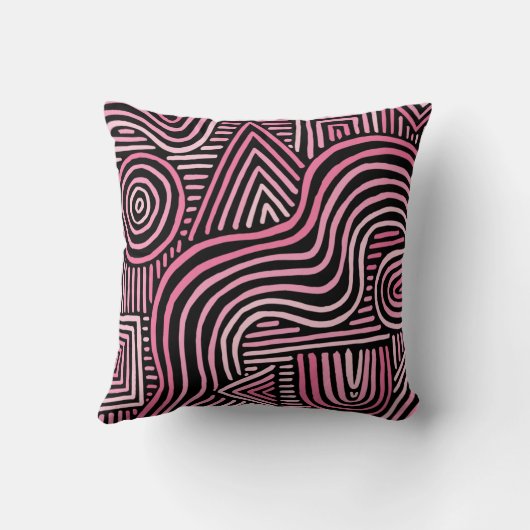 Coussin Art abstrait (Verso)