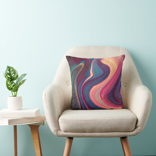 Coussin Art abstrait (Chaise)