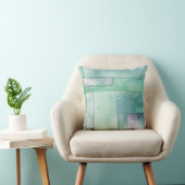 Coussin Art abstrait aquarelle (Chaise)