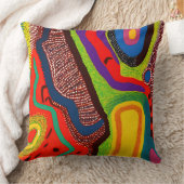 Coussin Art Abstrait autochtone Vol 06 (Couverture)