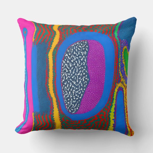 Coussin Art Abstrait autochtone Vol 07 (Recto)