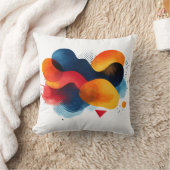 Coussin Art Abstrait aux couleurs vives (Couverture)