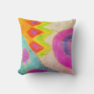 Coussin Art Abstrait coloré