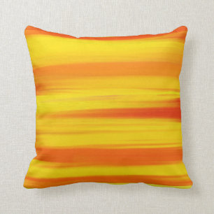 Coussin Art abstrait d'ARC-EN-CIEL COLORÉ de PEINTURE
