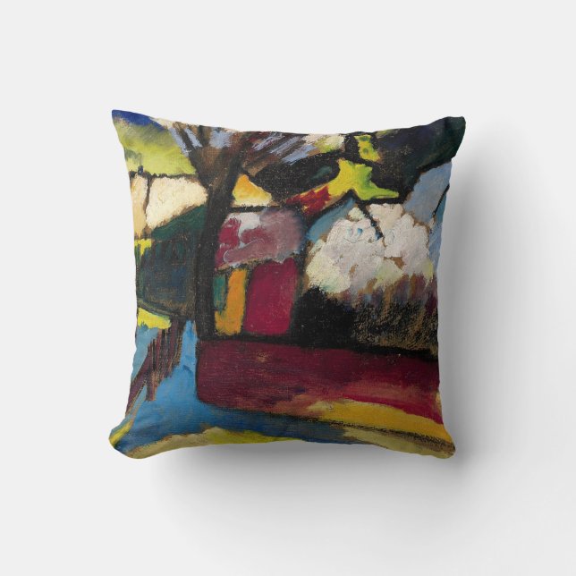 Coussin Art abstrait de Kandinsky (Recto)