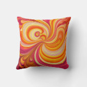 Coussin Art Abstrait dynamique (Verso)