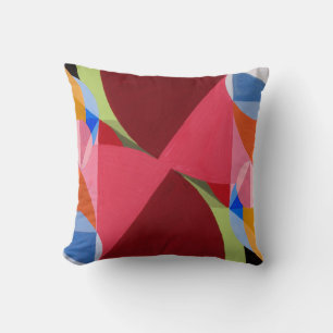 Coussin Art Abstrait en couleur, par Joseph Schillinger