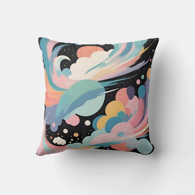 Coussin Art Abstrait et moderne (Verso)