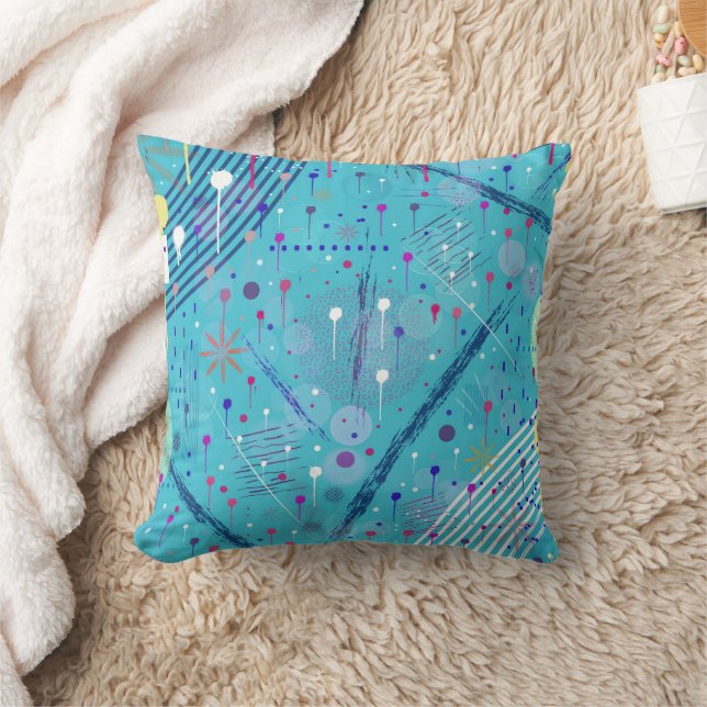 Coussin Art abstrait : Étoiles filantes dans le ciel (Couverture)