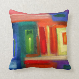 Coussin Art abstrait, fenêtres