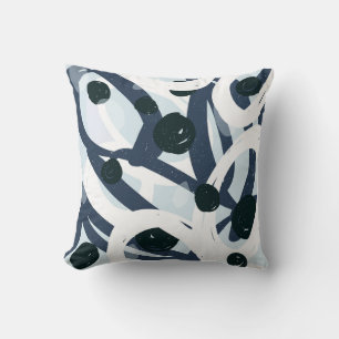 Coussin Art Abstrait : Illustration de peinture transparen