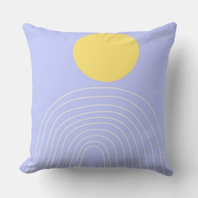 Coussin art abstrait moderne (Recto)