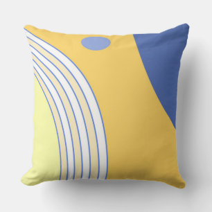 Coussin art abstrait moderne