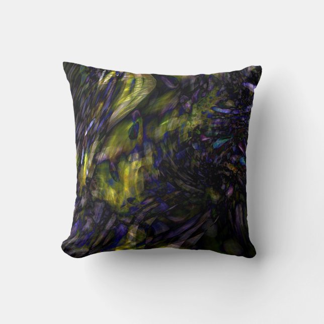 Coussin Art Abstrait Moderne Éclaboussure de Couleur Artis (Recto)
