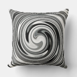 Coussin Art Abstrait moderne Swirl #7