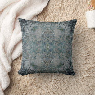 Coussin Art abstrait moderne unique dans une ambiance brum