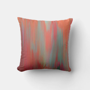 Coussin Art Abstrait orange