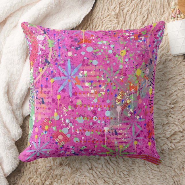 Coussin Art abstrait : Rêves d'été (Couverture)