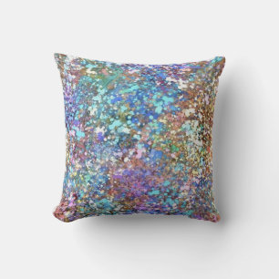 Coussin Art abstrait Taches de peinture et projections