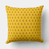 Coussin Art africain, Danse Festival, Orange (Verso)