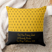Coussin Art africain, Danse Festival, Orange (Couverture)
