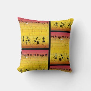 Coussin Art Africain, Somptueux coucher de soleil tropical