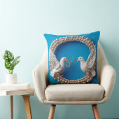 Coussin Art colombes de mariage (Chaise)