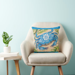 Coussin art crabe