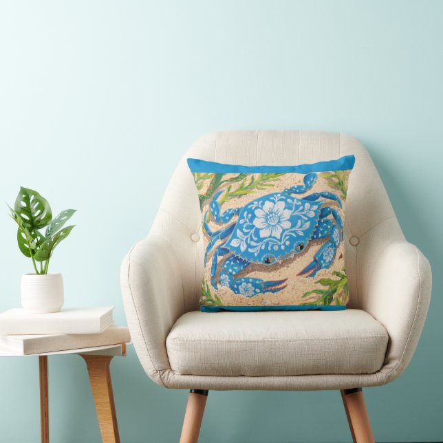 Coussin art crabe (Chaise)