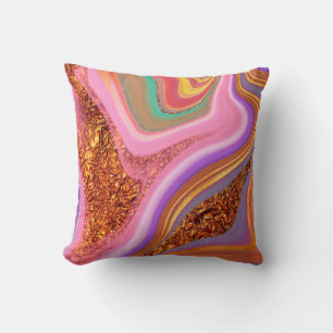 Coussin art de couleur vibratoire