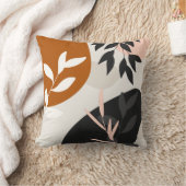 Coussin Art de feuilles abstraites (Couverture)