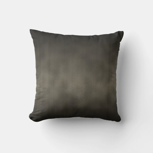 Coussin Art de fond ombré gris chaud gothique (Recto)