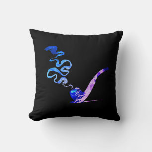 Coussin Art de fumer la pipe (Miami: Noir)
