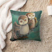 Coussin Art de hibou d'amis de hibou (Couverture)